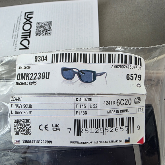 Michael Kors Navy Sunglasses With Case main image 5
